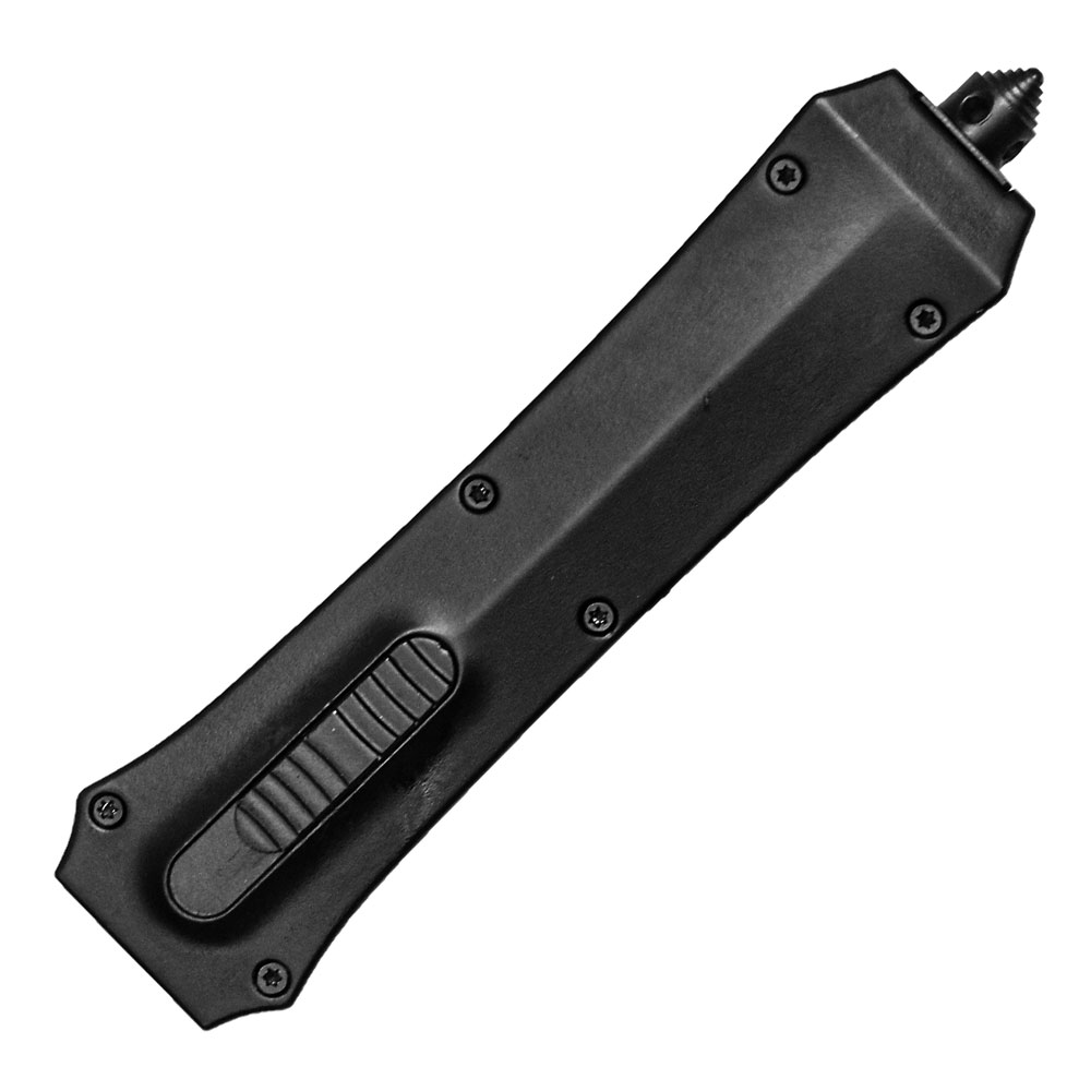OTF(Out The Front) automatic heavy duty knife double edge blade view 3